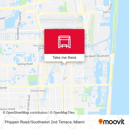 Phippen Road / Southwest 2nd Terrace map