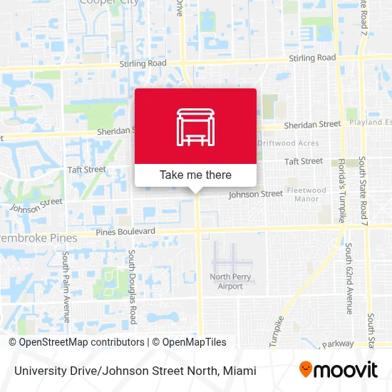 University Drive / Johnson Street North map