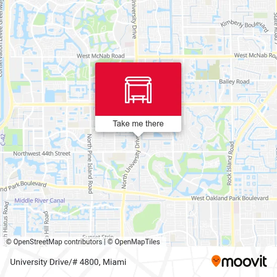University Drive/# 4800 map