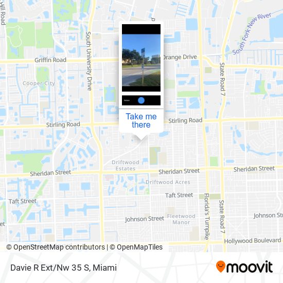 Davie R Ext/Nw 35 S map