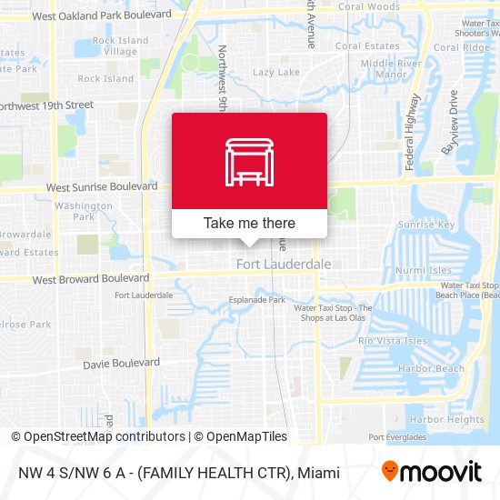 Mapa de NW 4 S / NW 6 A - (FAMILY HEALTH CTR)