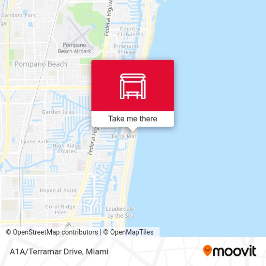A1A/Terramar Drive map