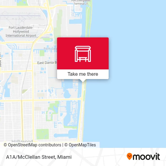 A1A/McClellan Street map