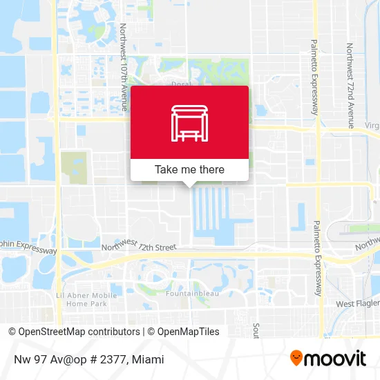 Nw 97 Av@op # 2377 map