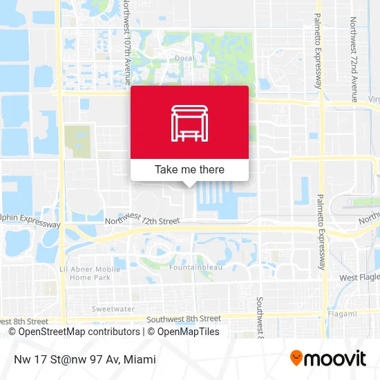 Nw 17 St@nw 97 Av map