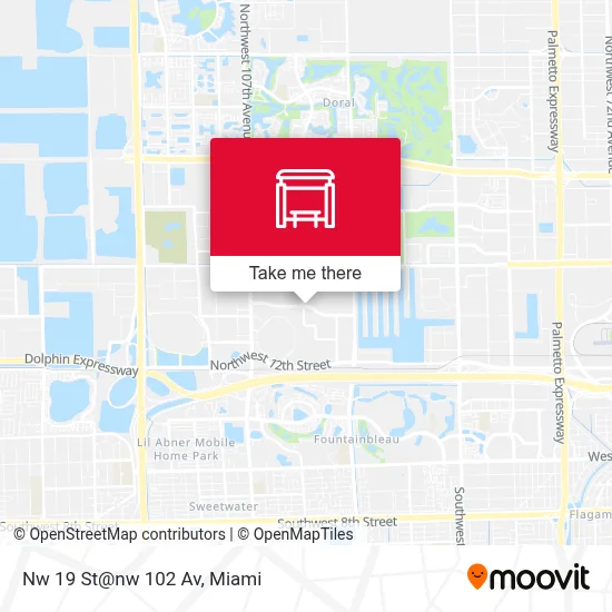 Nw 19 St@nw 102 Av map