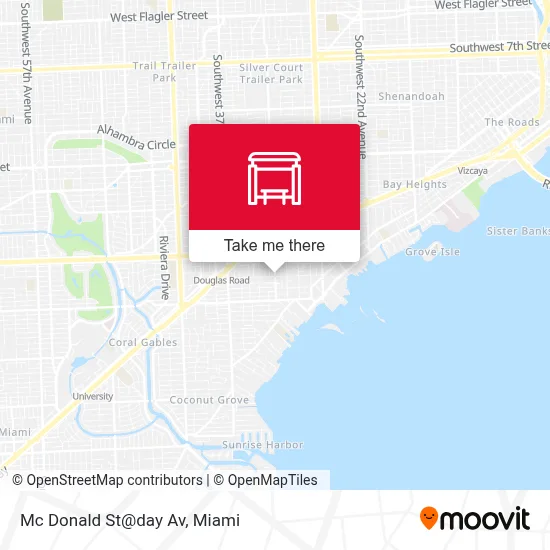 Mc Donald St@day Av map