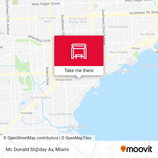 Mc Donald St@day Av map