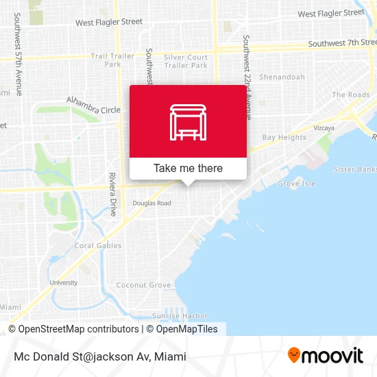 Mc Donald St@jackson Av map