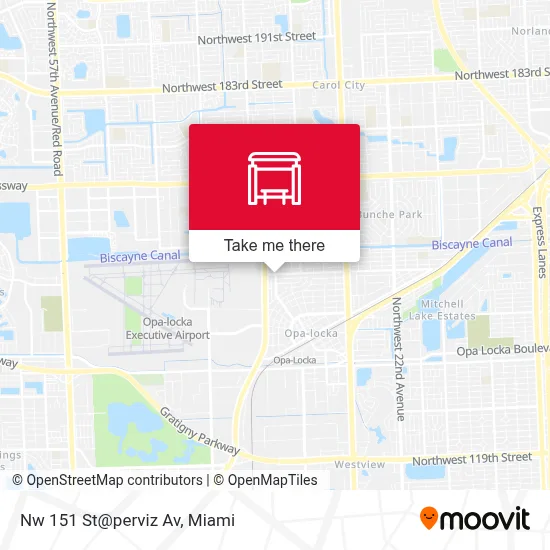 Nw 151 St@perviz Av map