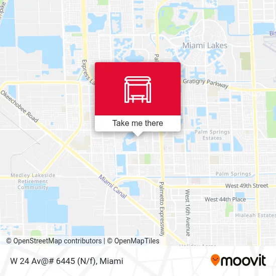 W 24 Av@# 6445 (N/f) map
