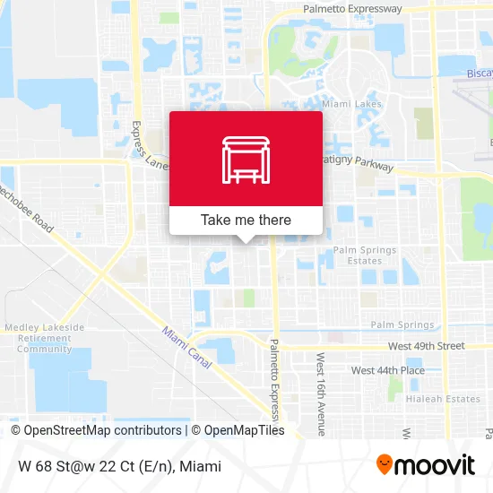 W 68 St@w 22 Ct (E/n) map