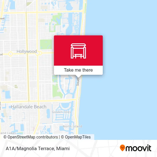 A1A/Magnolia Terrace map