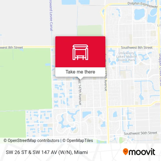 Mapa de SW 26 ST & SW 147 AV (W/N)