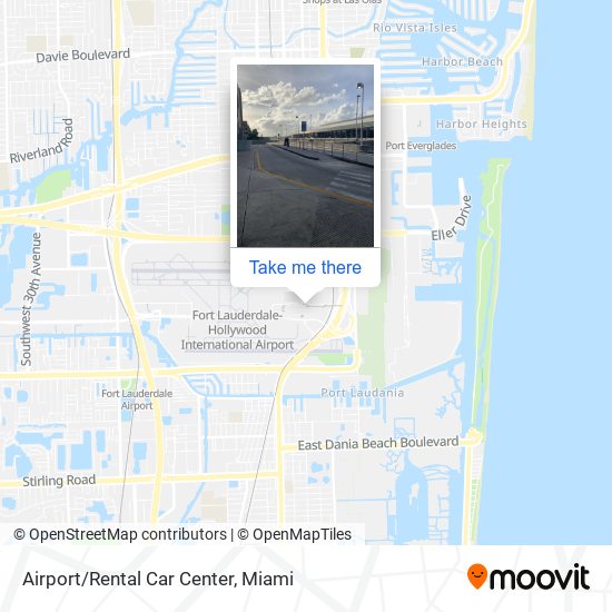 Mapa de Airport/Rental Car Center