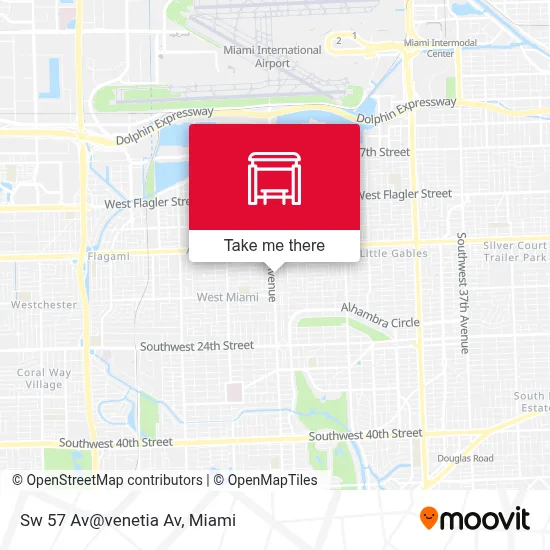 Sw 57 Av@venetia Av map