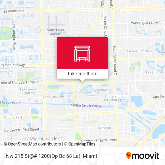 Nw 215 St@# 1200(Op Bc 68 La) map