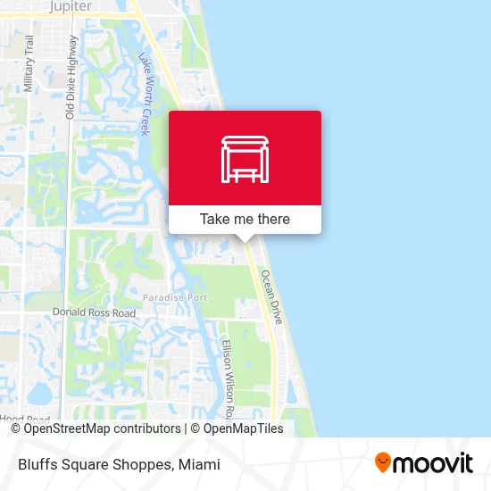 Bluffs Square Shoppes map