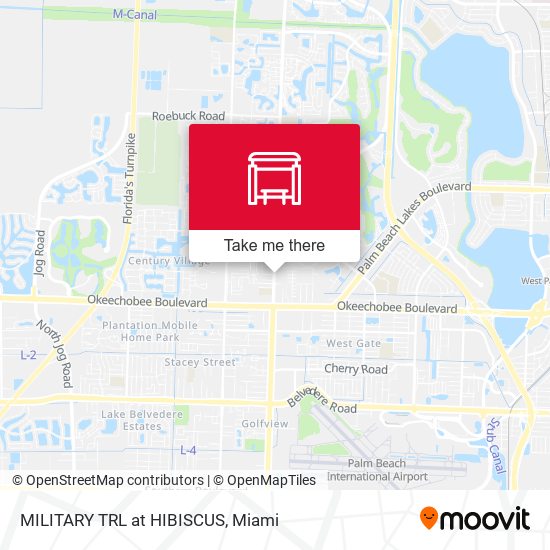 MILITARY TRL at HIBISCUS map