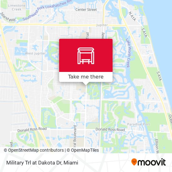 Mapa de Military Trl at Dakota Dr