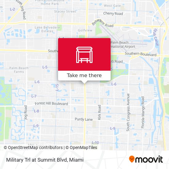 Mapa de Military Trl at Summit Blvd