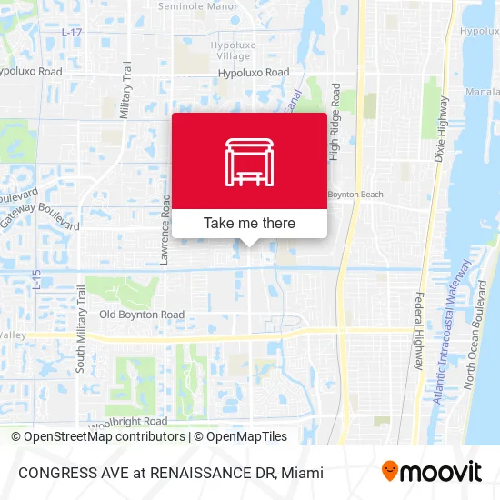 CONGRESS AVE at  RENAISSANCE DR map