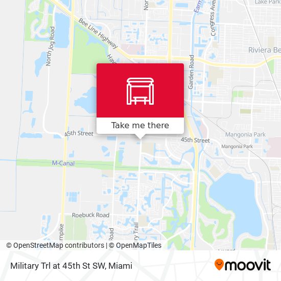 Mapa de Military Trl at 45th St SW