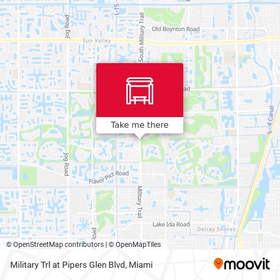 Military Trl at Pipers Glen Blvd map