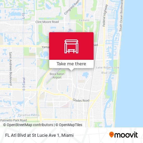 FL Atl Blvd at St Lucie Ave 1 map