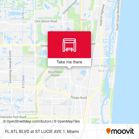 FL ATL BLVD at ST LUCIE AVE 1 map