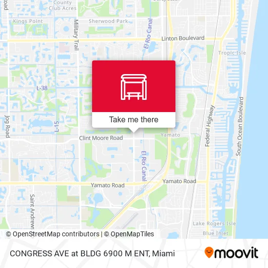 CONGRESS AVE at BLDG 6900 M ENT map
