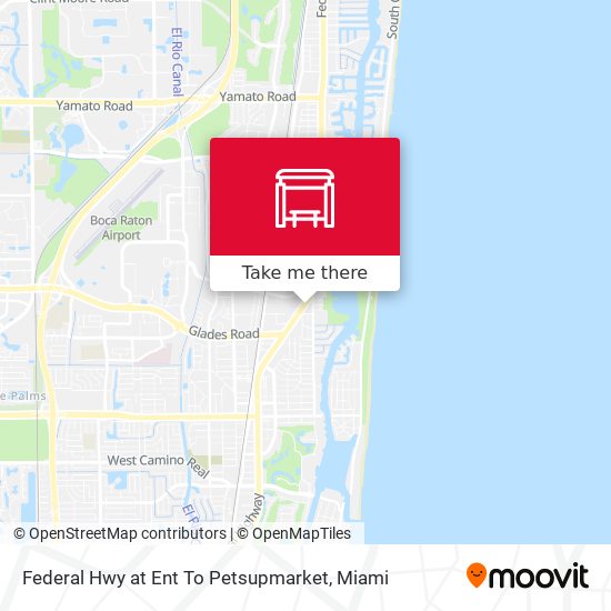 Federal Hwy at Ent To Petsupmarket map