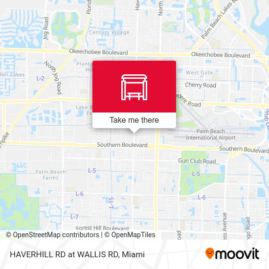 HAVERHILL RD at WALLIS RD map
