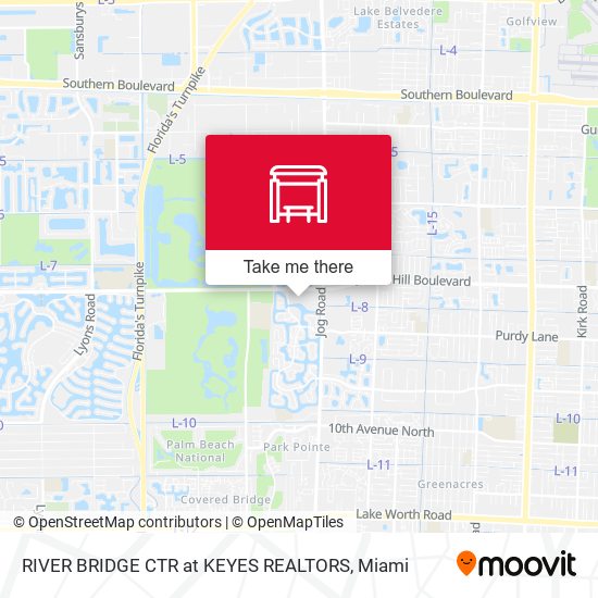 Mapa de River Bridge Ctr at  Keyes Realtors