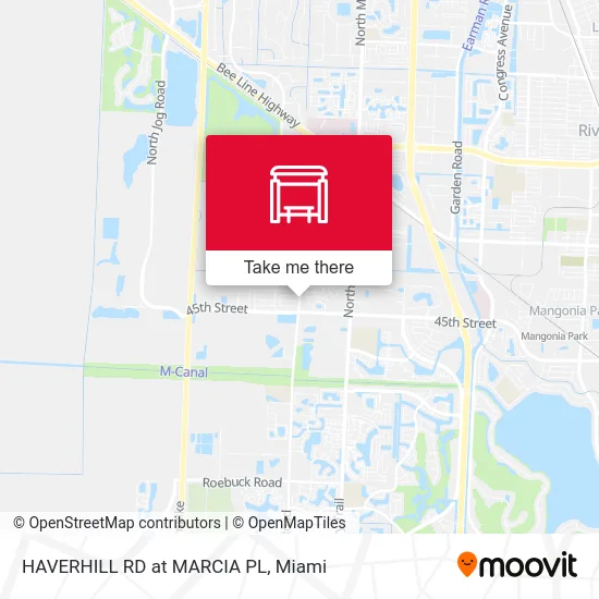 HAVERHILL RD at  MARCIA PL map