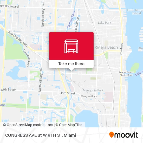 CONGRESS AVE at W 9TH ST map
