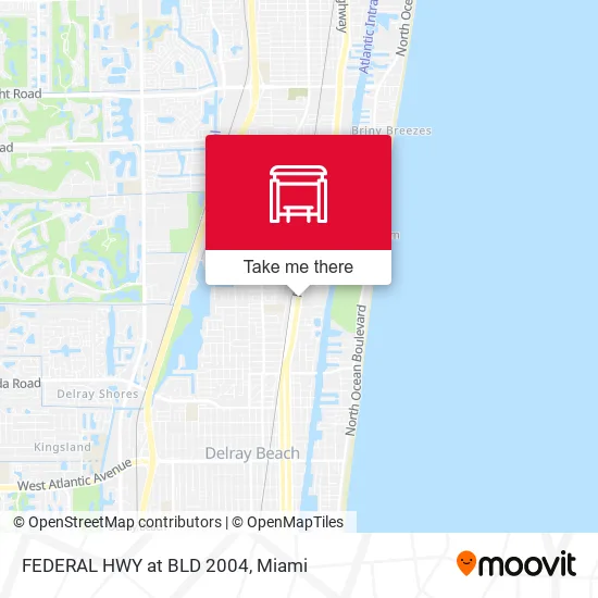 FEDERAL HWY at BLD 2004 map