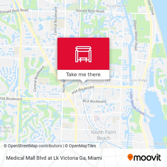 Medical Mall Blvd at Lk Victoria Ga map