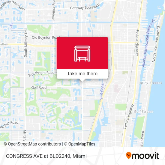 CONGRESS AVE at BLD2240 map