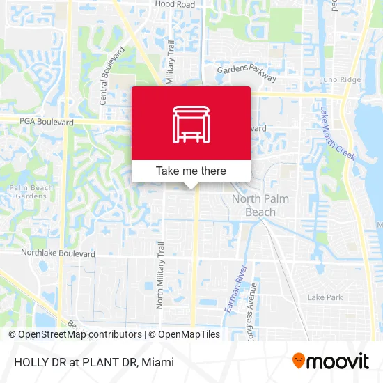 HOLLY DR at PLANT DR map