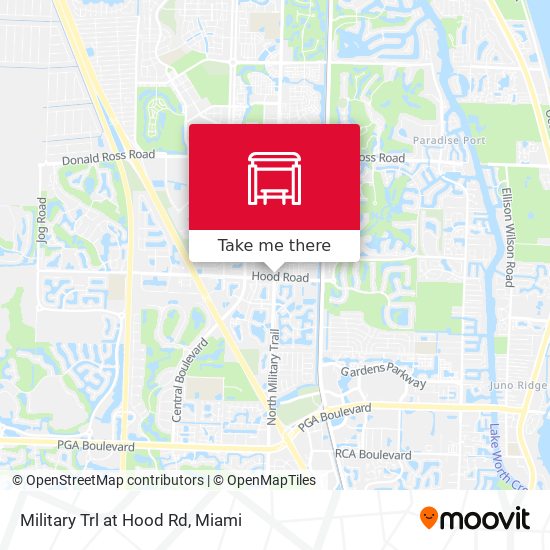 Military Trl at Hood Rd map