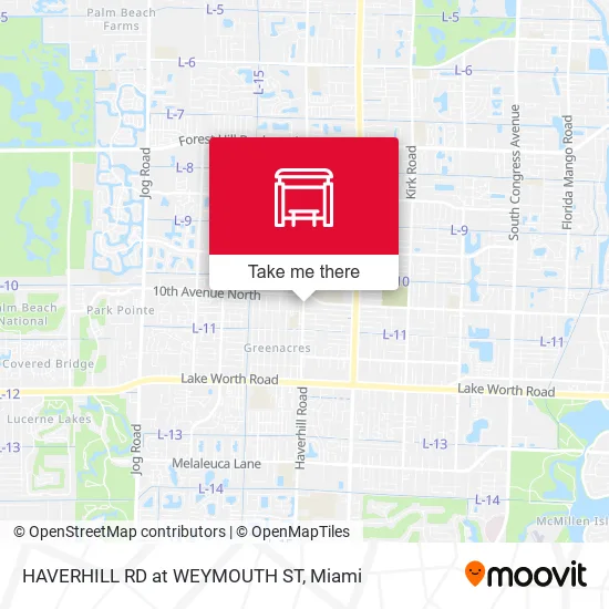 Mapa de HAVERHILL RD at WEYMOUTH ST
