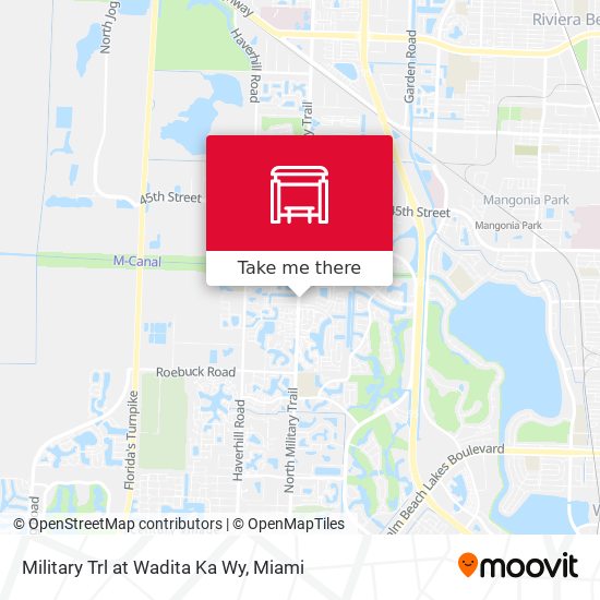 Military Trl at Wadita Ka Wy map