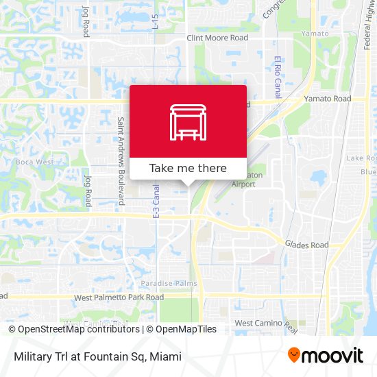 Military Trl at Fountain Sq map