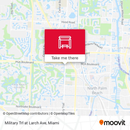 Mapa de Military Trl at  Larch Ave
