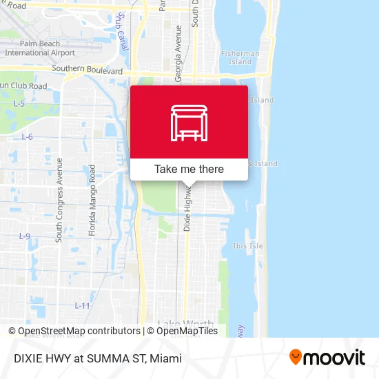 Mapa de DIXIE HWY at SUMMA ST