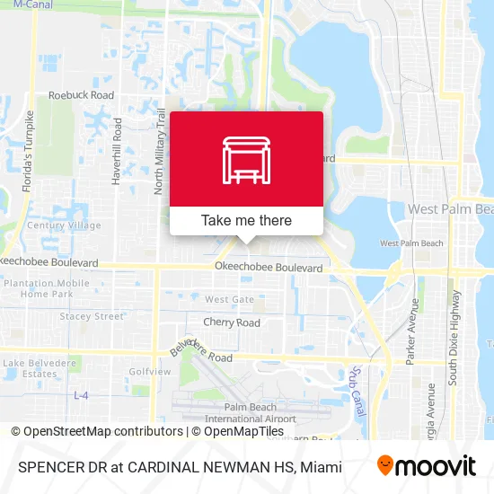 SPENCER DR at  CARDINAL NEWMAN HS map