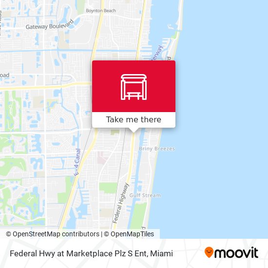 Federal Hwy at Marketplace Plz S Ent map