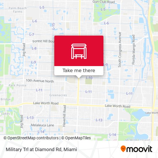 Mapa de Military Trl  at Diamond Rd