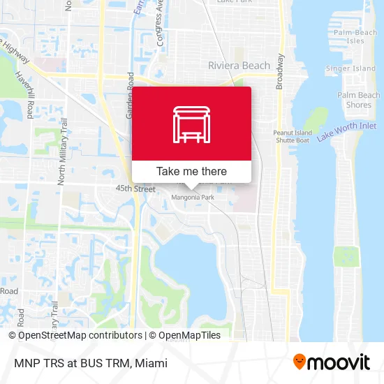 MNP TRS at BUS TRM map